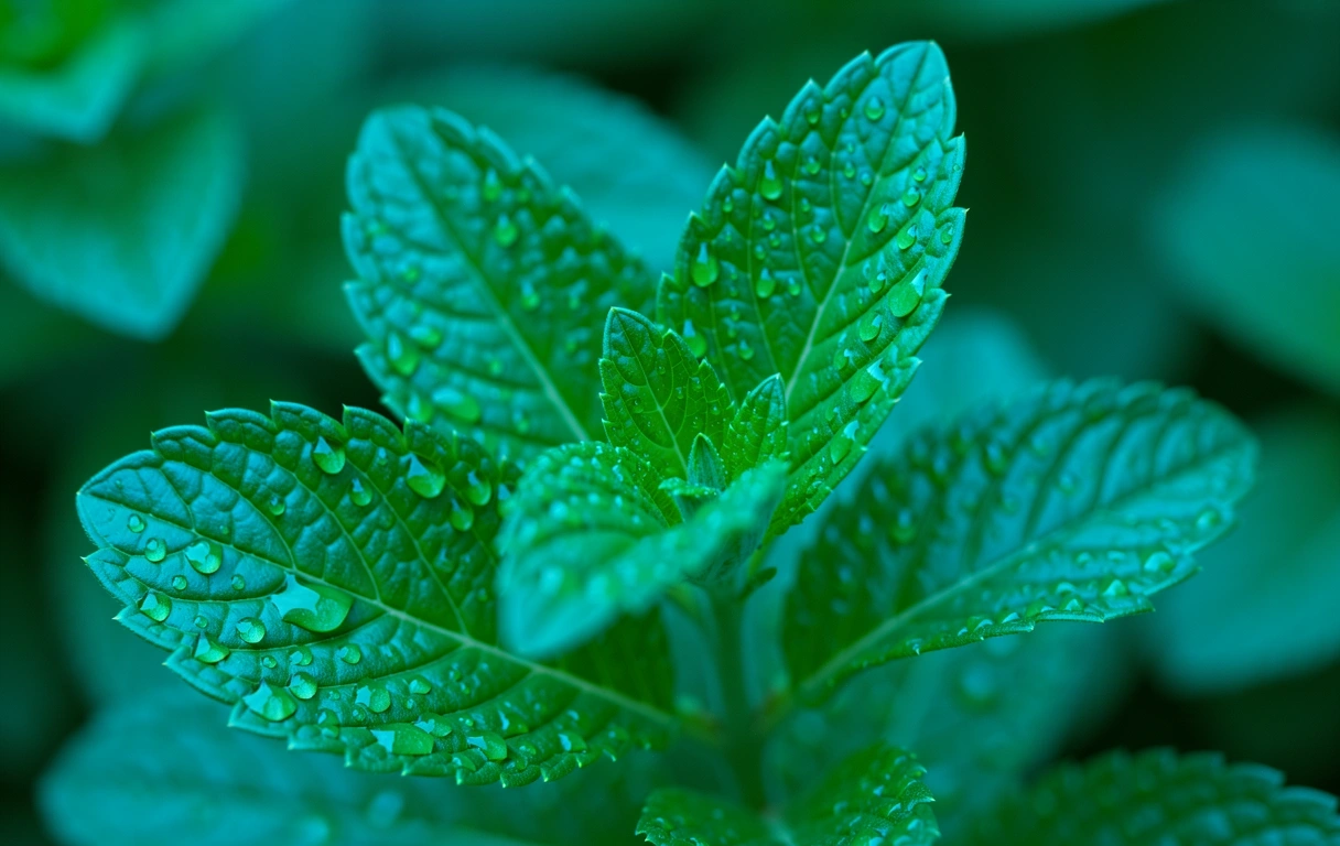 Natural herbal texture